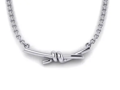 Bar Knot Pendant 3D print model