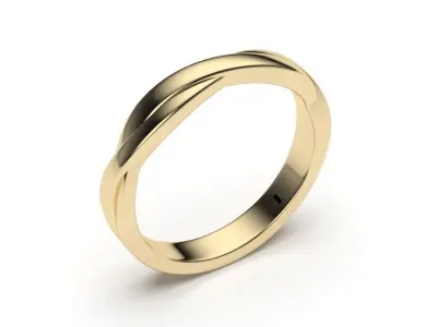 solitaire with ring sizes  8 part S124 3D print model