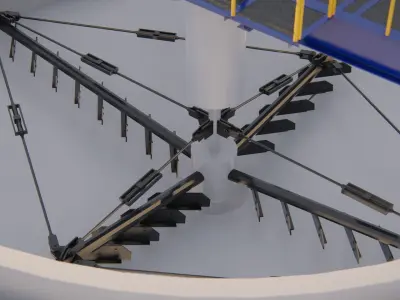 thickener 3D Model 3D model
