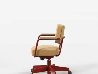 Fauteuil Direction Pivotant vitra Low-poly 3D model