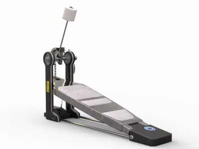 bass drum pedal 3D model