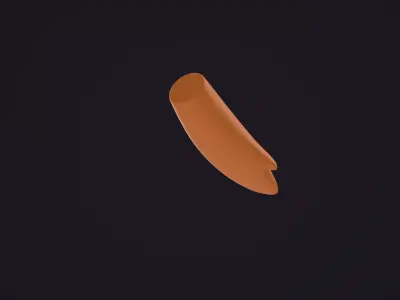 Orange Bird Arm 3D model