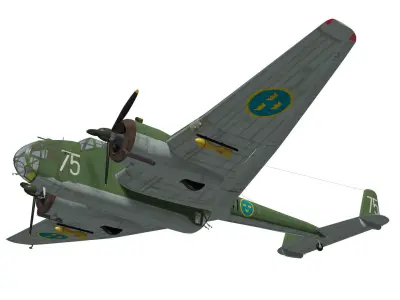 HandleyPage Hampden 3D model purchase
