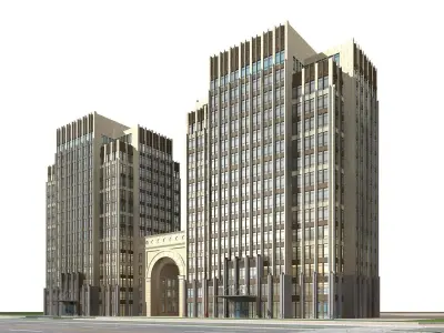 Office Building 3D model 265