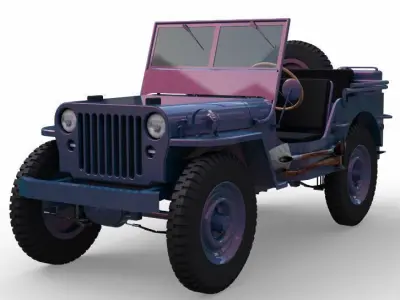 US Army Jeep 3D model