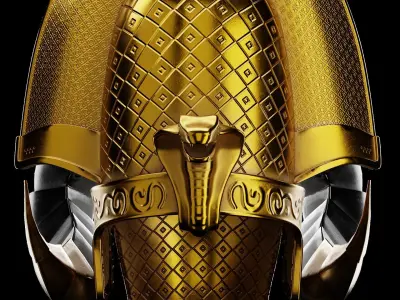 Pharaoh Hat 07 - SciFi Character Design Low-poly 3D model Low-poly 3D model