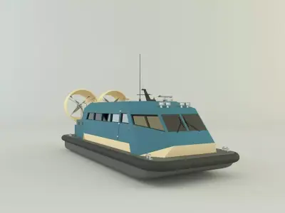 hydroplane 2 models 3D model