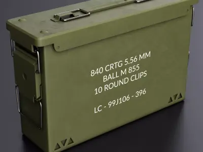 FREE Ammo crate Free 3D model