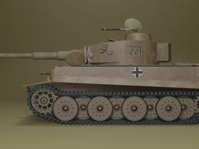 Tiger I 3D model