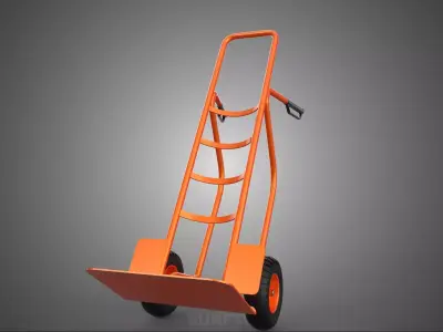 HAND TRUCK PALLET TILT CART MATERIAL HANDLING TRANSPORT LIFTING 3D model