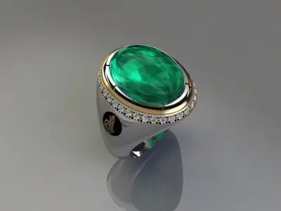 Turkish Ring Set  Antique Style 3D Printable Rings Pack of 3 3D print model