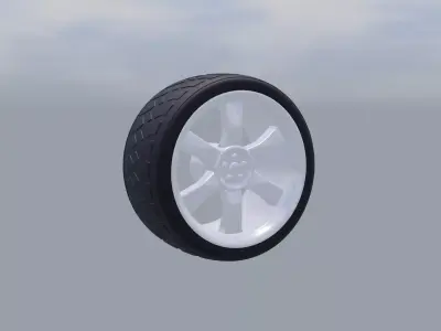 Sport wheel 3D model
