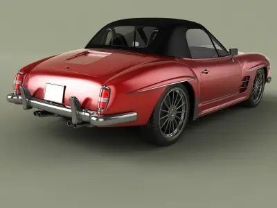 Duesen Bayern Mystar 190 SL Free 3D model