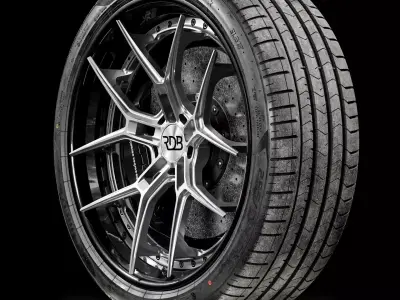 Pirelli P ZERO PZ4 255 40 R23 3D model