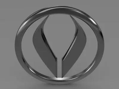 alpheon logo 3D model by Sergey