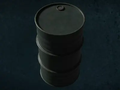 Metal Barrels Series Iron Relics Content G2 3D model