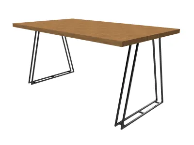 DISCOUNTED pack of 10 models Industrial dining tables modern  3D model