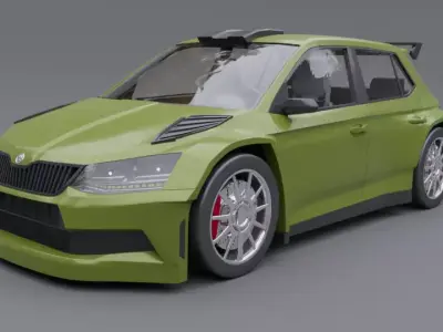 skoda r5 3D model
