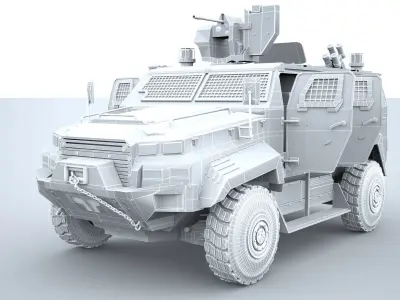 Ejder Yalcin - Armored  Military 3D model