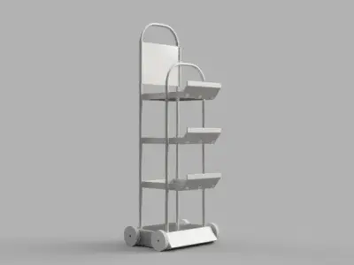 Modern Minimalist Bottle Holder - 3D Model Low-poly 3D model