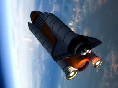 Spaceship 3D model purchase