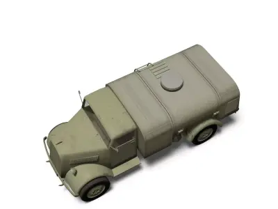 military truck 3D model by fumio-yamazaki