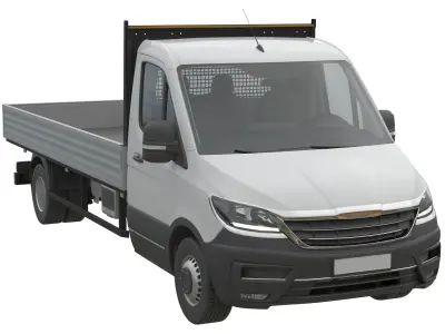 Generic Truck Chassis Cab 3D model