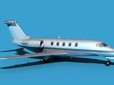 Cessna Citation 650 III V09 3D model