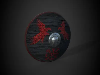 Nordic Ravenshield Low-poly 3D model