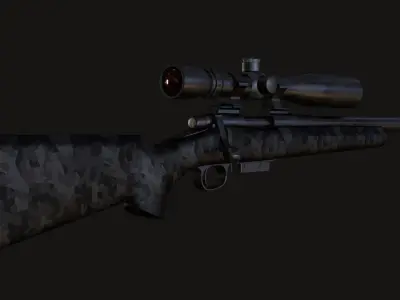 Remington 700 SPS Tactical Free 3D model