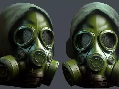 Helmet 3d model military combat Military Low-poly Low-poly 3D model 23