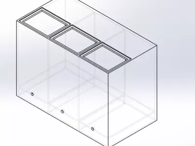 PLATING BATH WATER RINSING  3D model