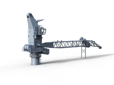 Dockside crane Typ C 3D print model