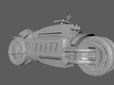 DodgeTomahawk spacecraft 3D model