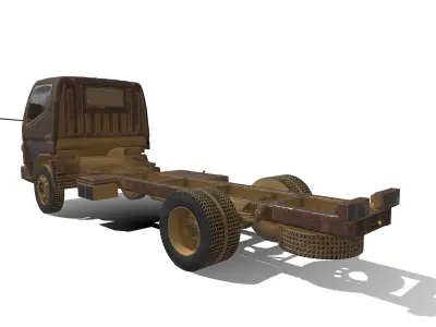 Truck2 rusty truck 3D model