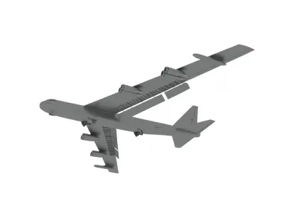 Boeing B-52 Stratofortress 3D model