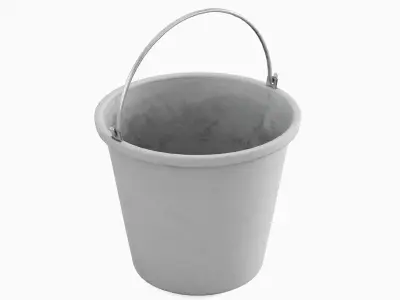 Industrial Bucket 01  Low-poly 3D model