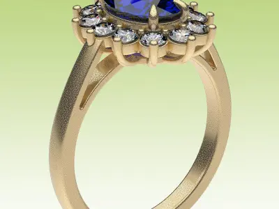 Ring Diana 3D print model