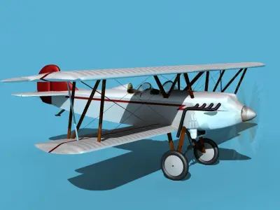 Travelair 2000 V08 3D model