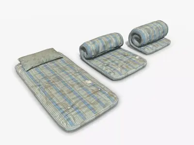 Mattress old Low-poly 3D model