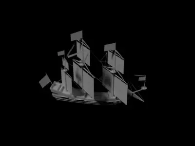 Big Ship Free 3D model