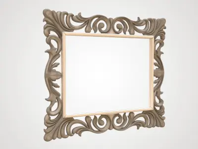 frame for mirror 3D model