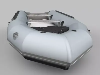 Zodiac Boat Raft 3D model
