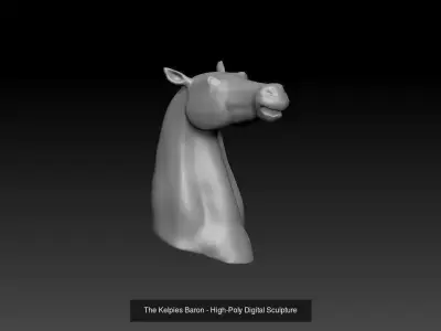 The Kelpies Duke and Baron - High-Poly Digital Sculptures 3D Model Pack