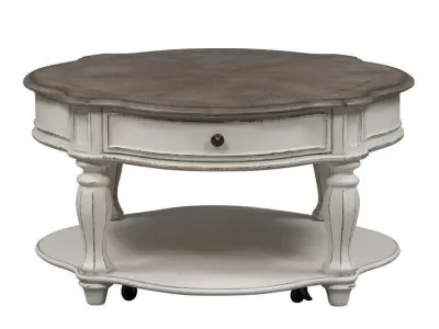 Jovani Wood Wheel Coffee Table  3D model