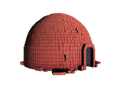 Brick Dome Architectural 3D Model 3D model
