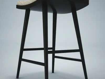 Blare Counter Stool 3D model