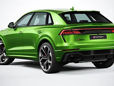2020 Audi RS Q8 3D model
