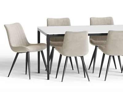 Dining Set 108 3D model