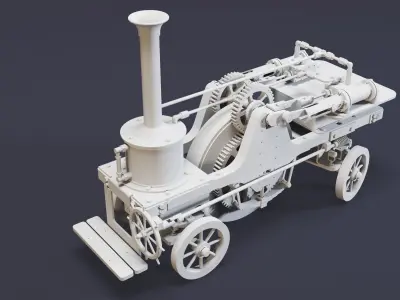 5 Old Machines- High detail 3d models 3D model